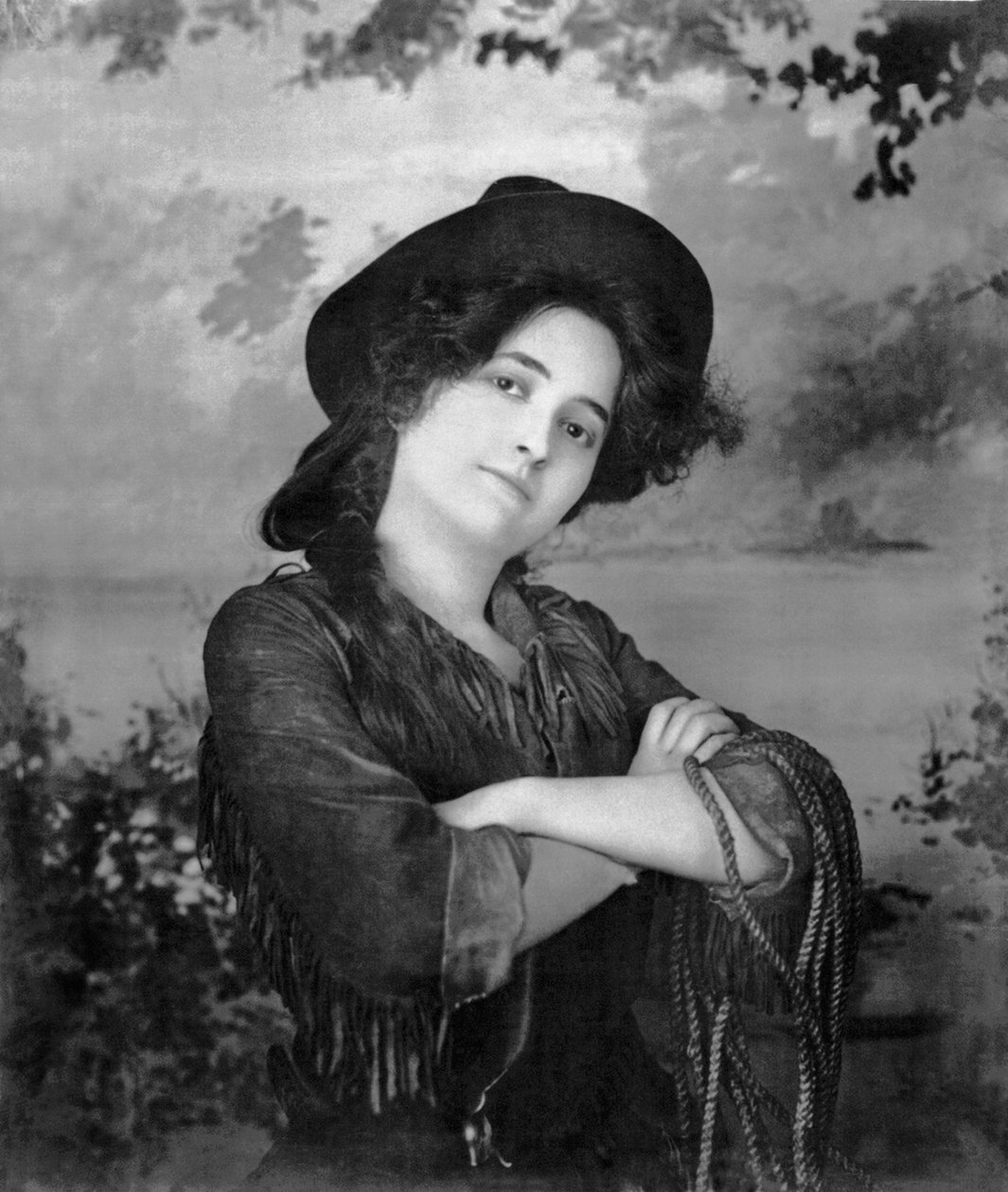 Bir Kovboy Kızın Portresi, Amerika Birleşik Devletleri, 1902 by Unbekannt Unbekannt