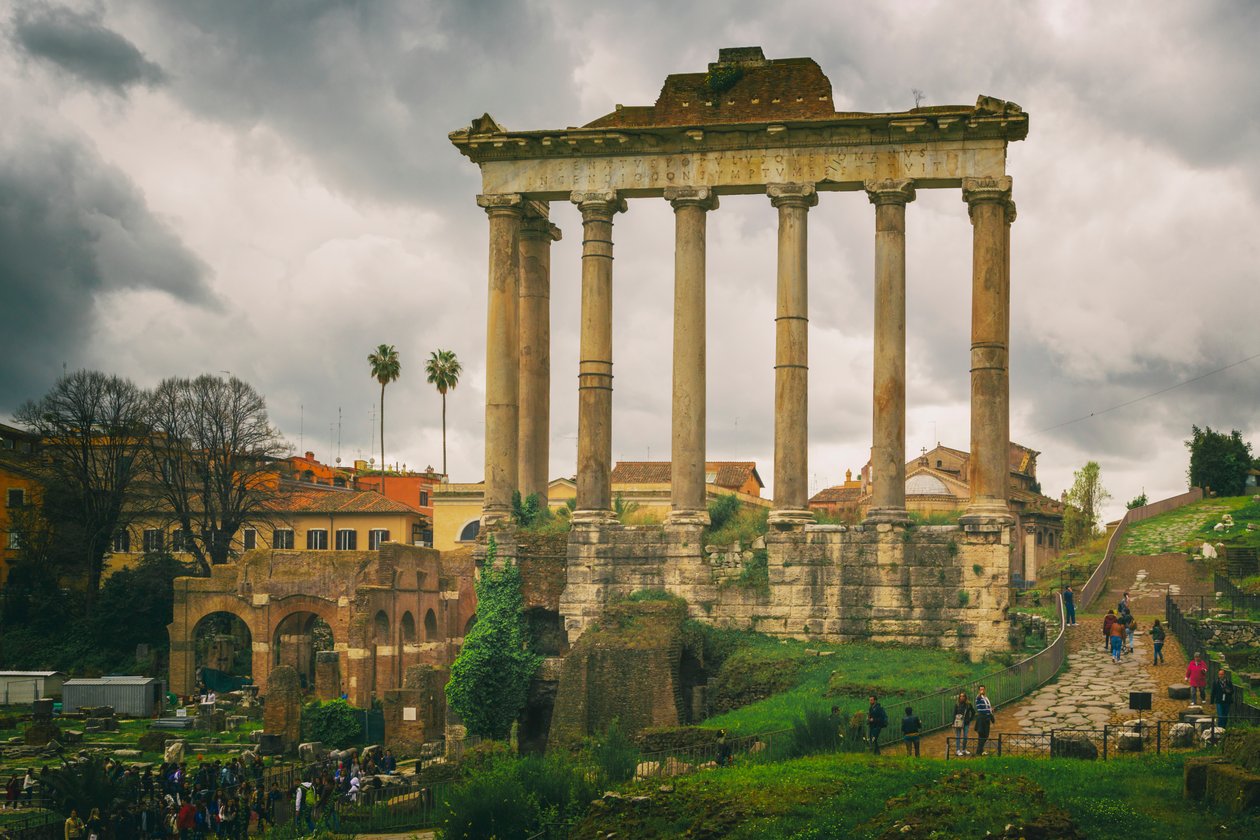 Roma, İtalya. Roma Forumu by Unbekannt Unbekannt