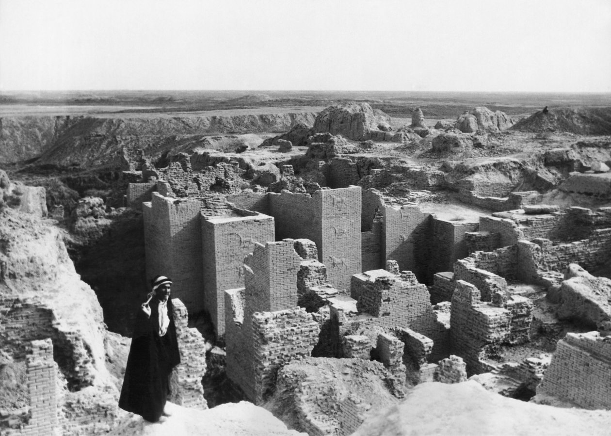 Babil Harabeleri, Babil, Irak, 25 Nisan 1932 by Unbekannt Unbekannt
