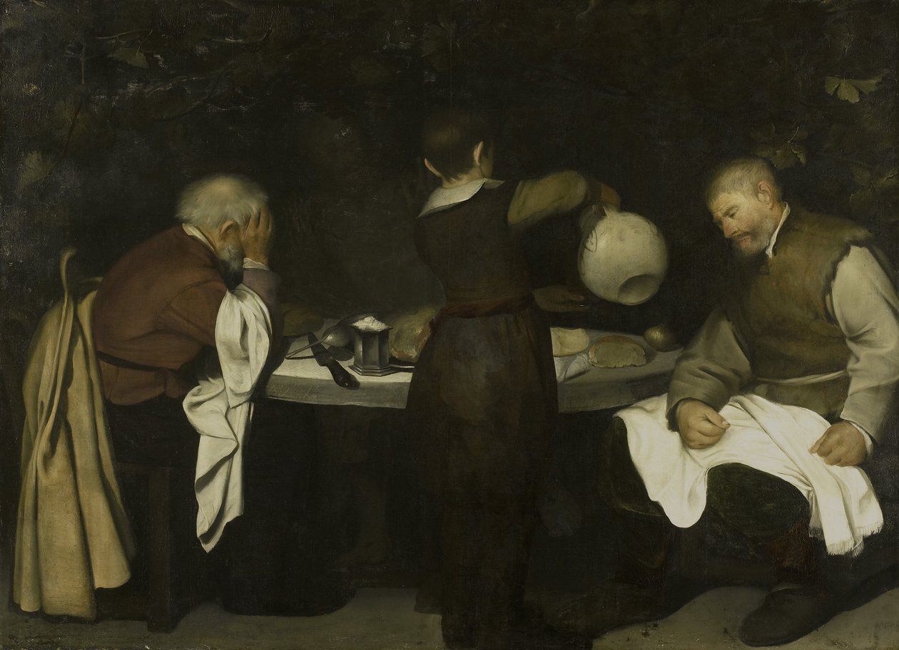 Emmaus'ta Akşam Yemeği, 1620-80 by Unbekannt Unbekannt