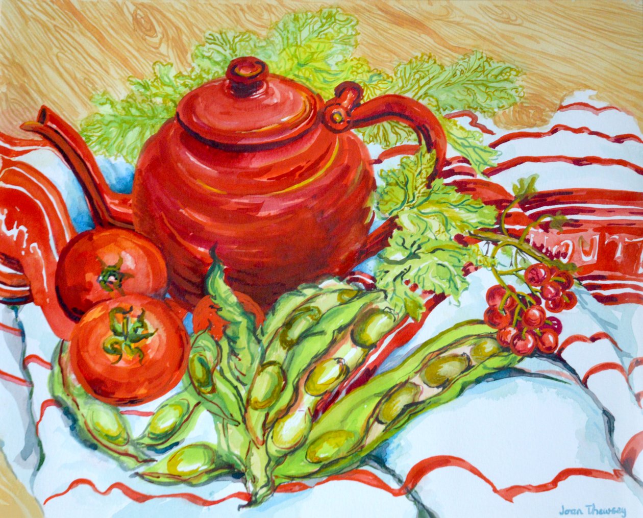 kırmızı Çaydanlık, by Unbekannt Unbekannt