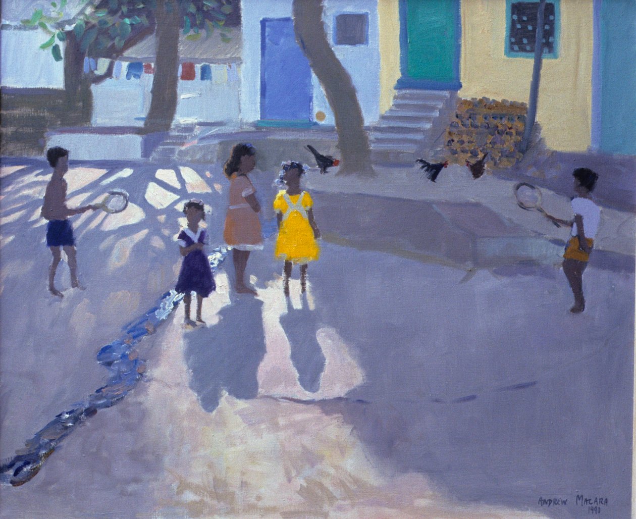 Sarı elbise, Udaipur, Hindistan, 1990 by Unbekannt Unbekannt