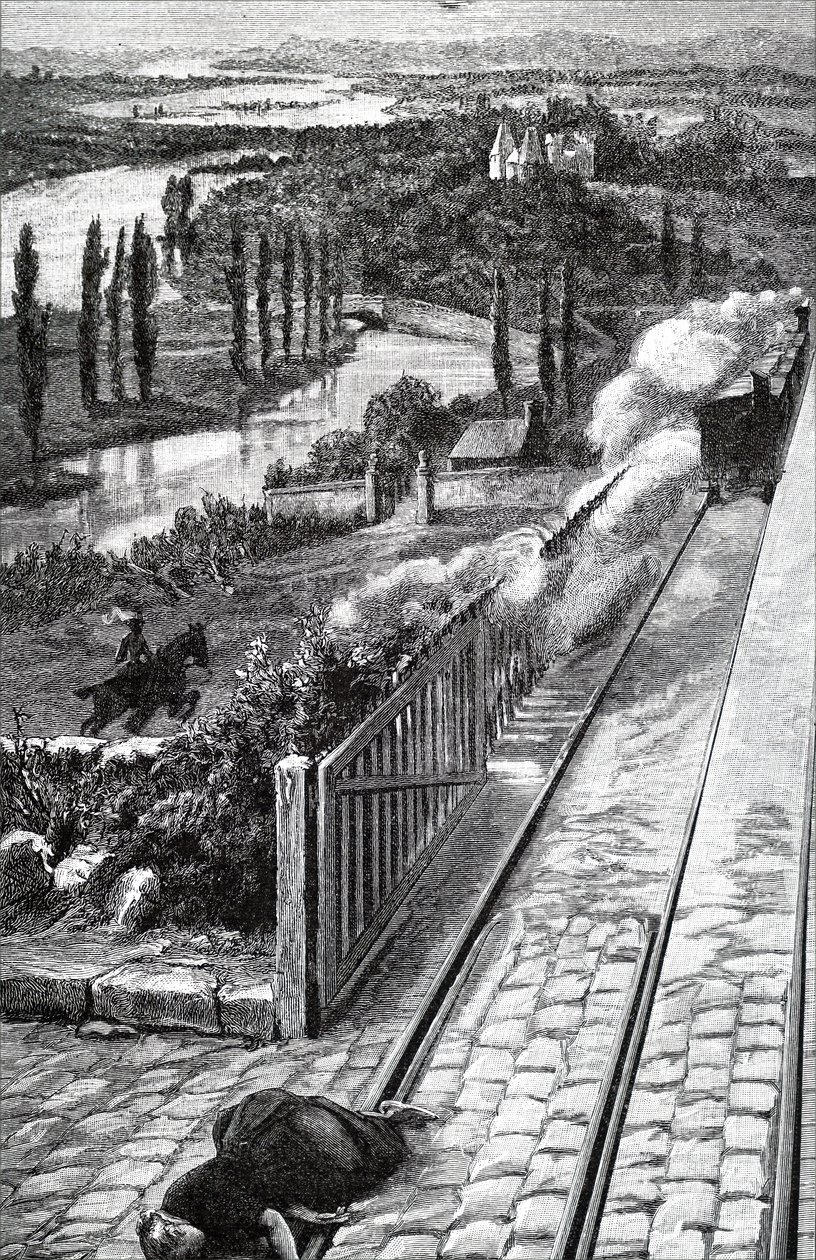 Tren çarpmış bir kadın. by Unbekannt