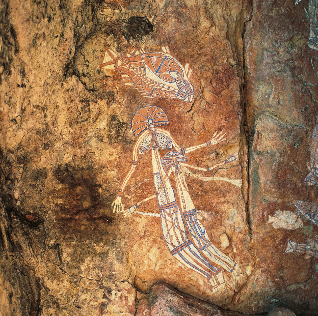 Nourlangie, Arnhem Land, NT, Avustralya yakınlarındaki Njambolmi
