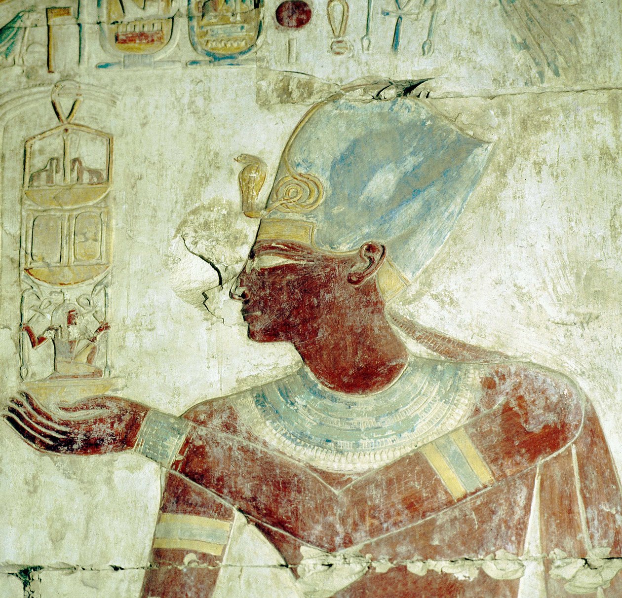 Abydos: Bir Törende Kral II. Ramses Tapınağı. (19. Hanedan). by Leopold Blonder