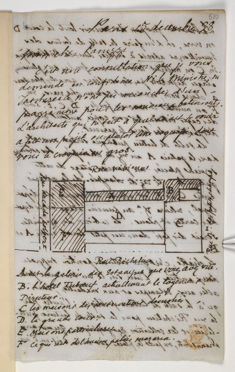 MS 36718 f.510 Mektubu