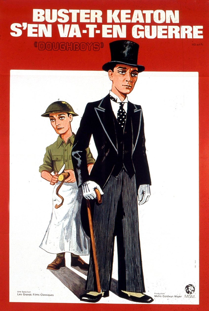 Buster Keaton ve Sally Eilers 1930 ile Edward Sedgwick tarafından Doughboys film afişi by Unbekannt