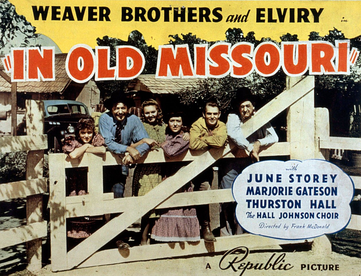 Frank McDonald 1940 tarafından eski Missouri film afişinde by Unbekannt