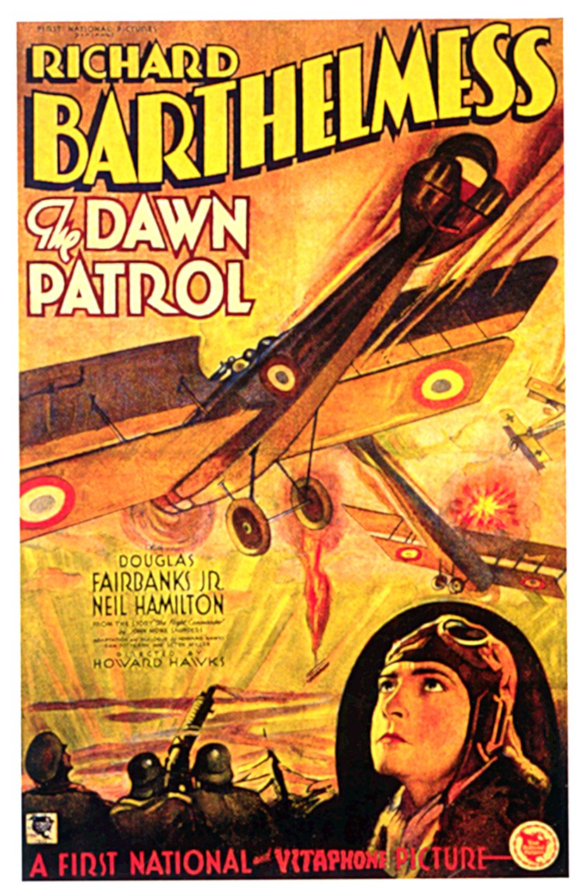 HowardHawks ve Richard Barthelmess tarafından yönetilen Şafak Devriyesi film afişi Şafak Devriyesi by Unbekannt