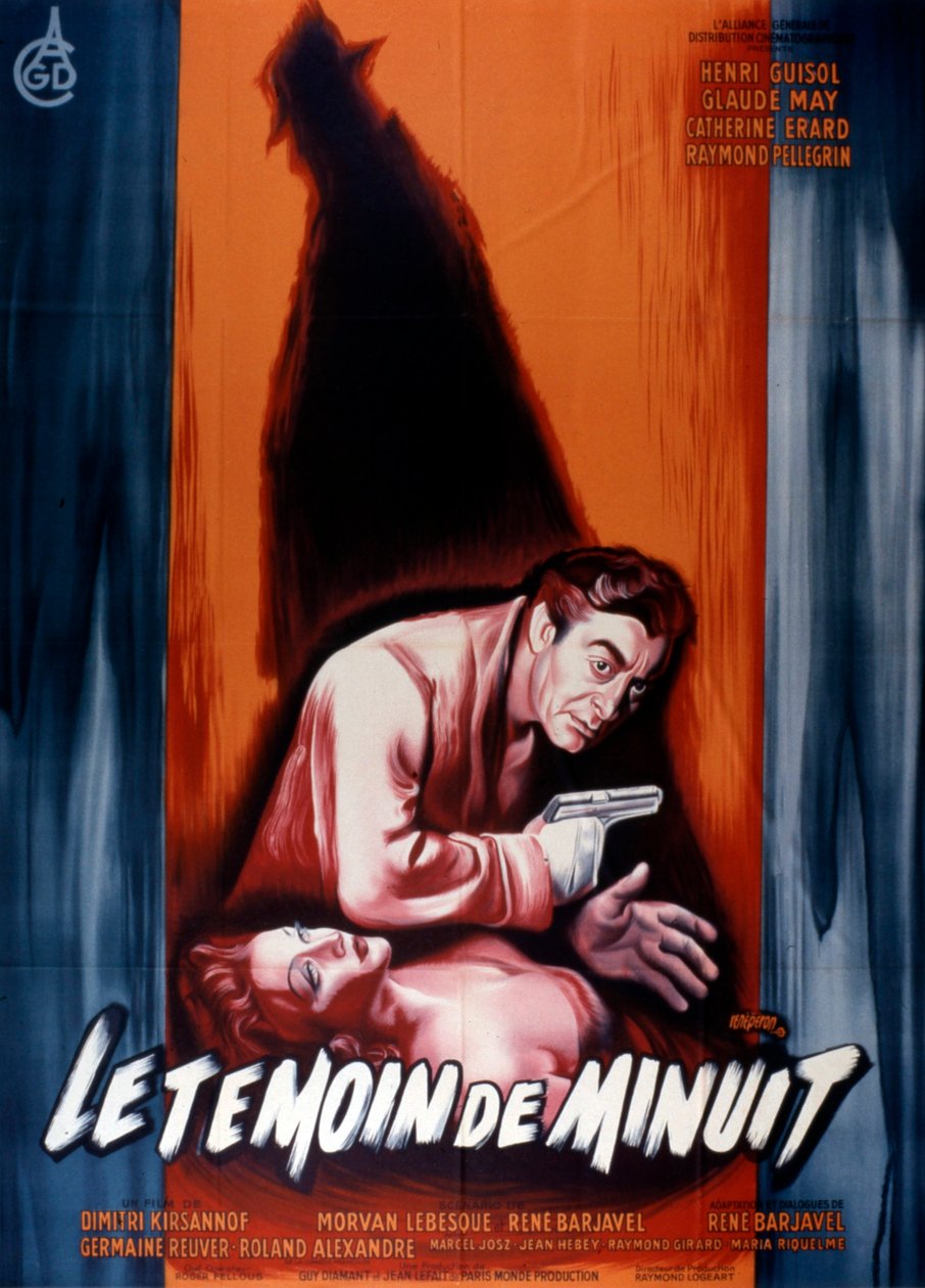 Film afişi Geceyarısı Tanığı Dimitri Kirsanoff 1953 by Unbekannt