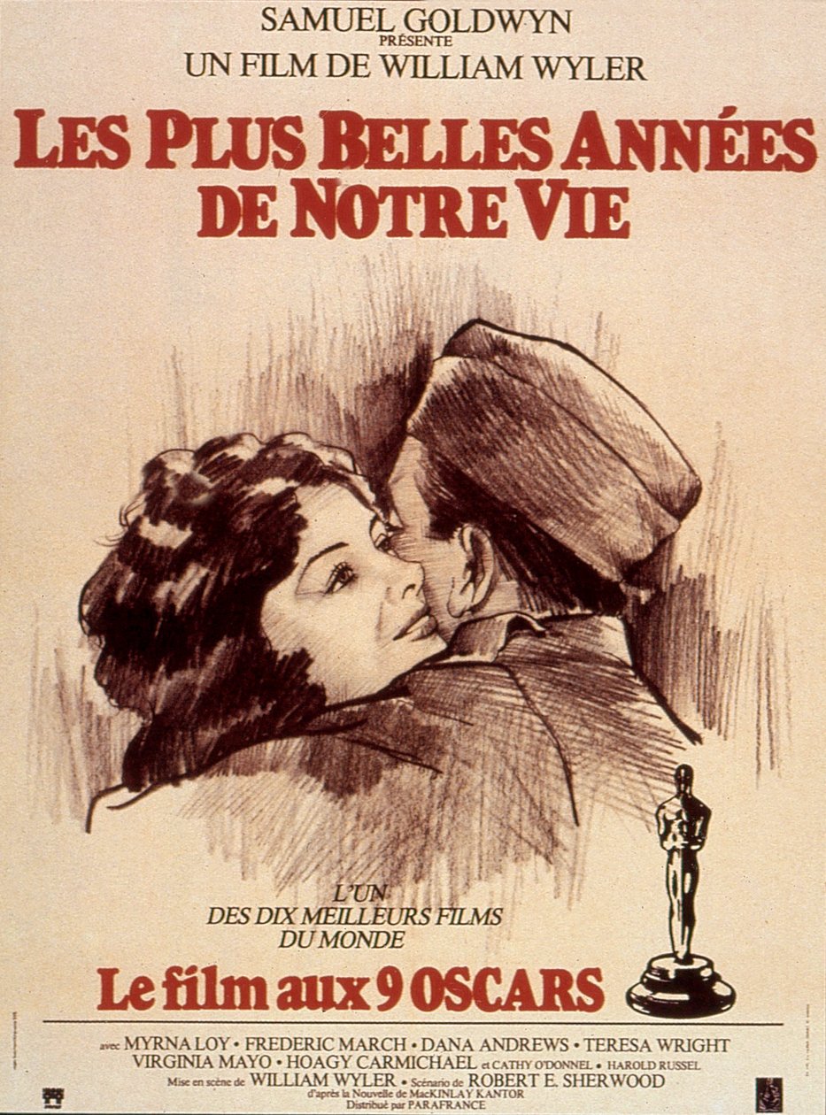 Affiche du filmi Hayatımızın en güzel yılları de William Wyler 1946 by Unbekannt