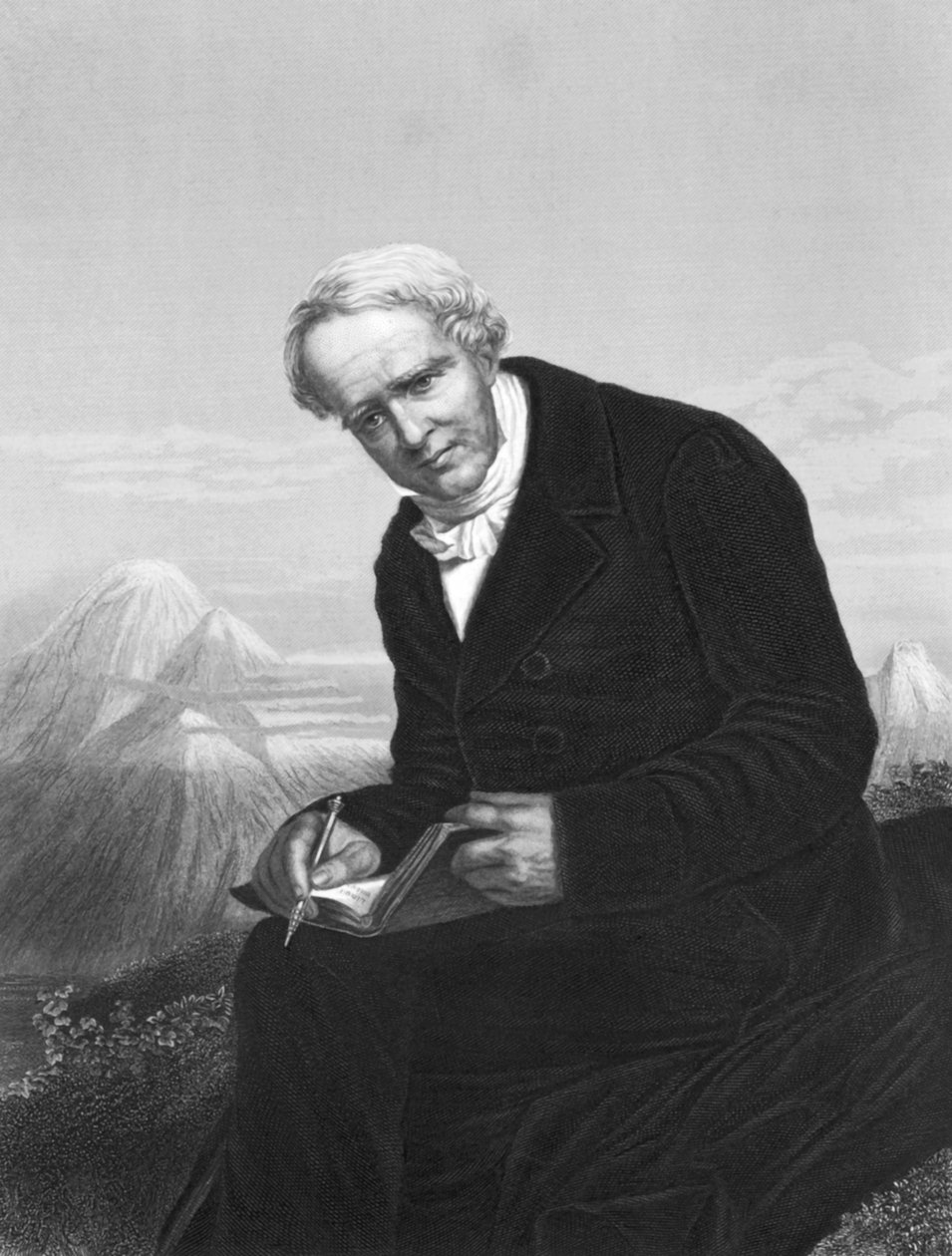 Alexander von Humboldt, , 1830 dolayları (s/b fotoğraf) by Unbekannt