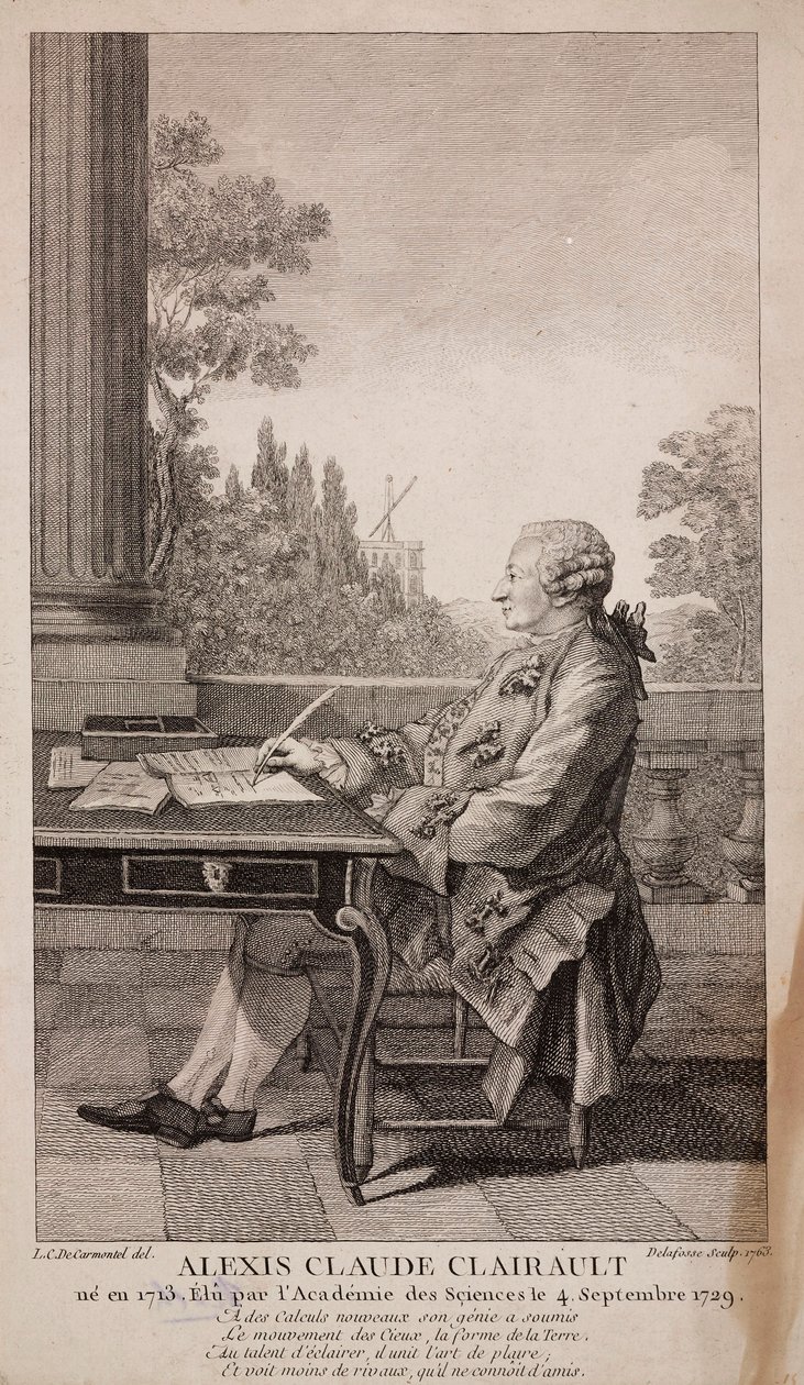 Alexis Claude Clairault (veya Clairaut), Fransız matematikçi by Unbekannt