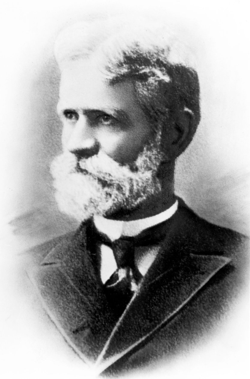Almon Brown Strowger, Amerikan telekomünikasyon mucidi, c 1885 by Unbekannt