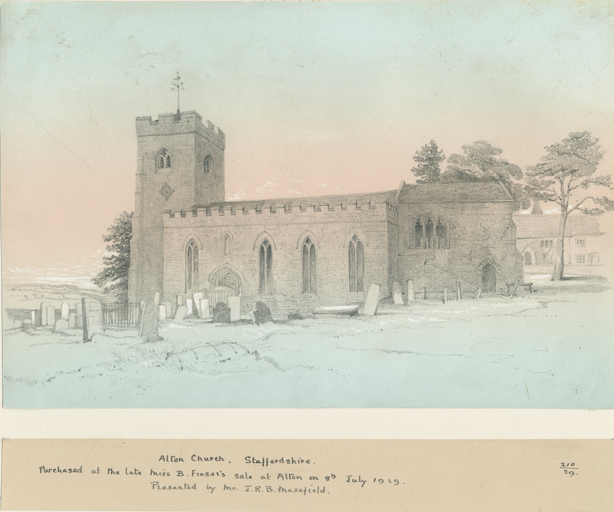 Alton Kilisesi: karakalem, nd [?19th Century] by Unbekannt