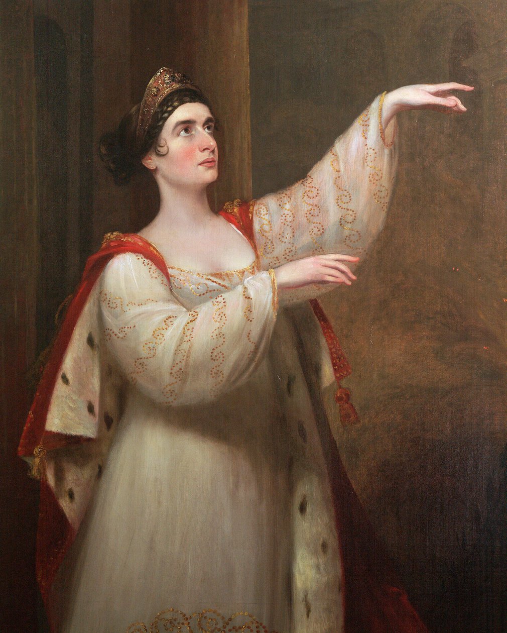 Angelica Catalani Semiramide rolünde by Unbekannter Künstler