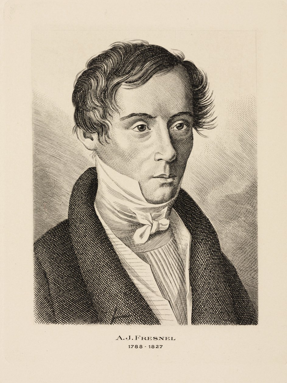 Augustin Jean Fresnel, Fransız fizikçi, 1825 dolayları by Unbekannt