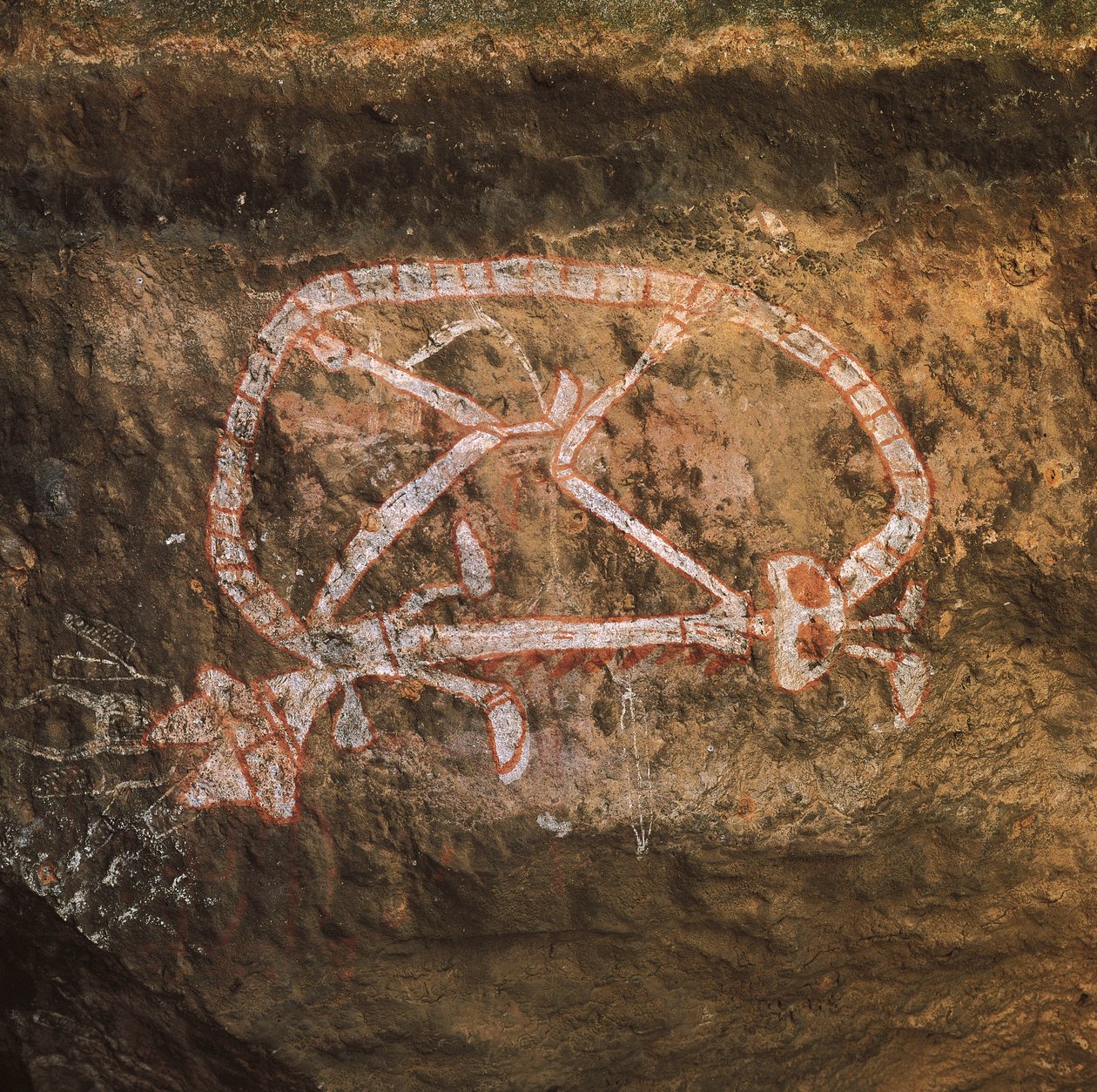 Avustralya, Kuzey Bölgesi, Arnhem Ülkesi, Kakadu Ulusal Parkı, Nourlangie Kayası, yerli kaya resimleri by Benjamin Baud