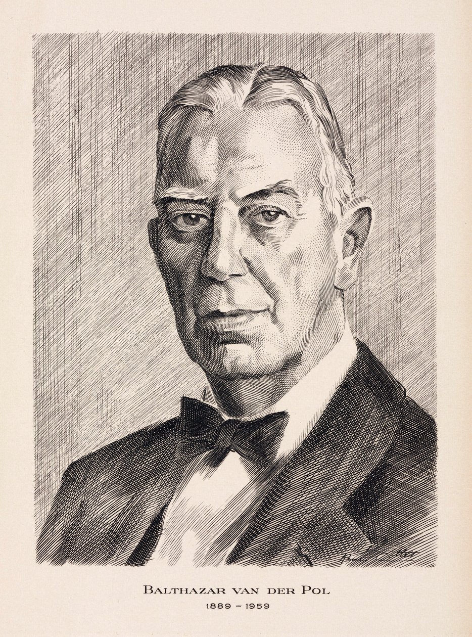 Balthazar van der Pol, Hollandalı elektrik mühendisi, 1930