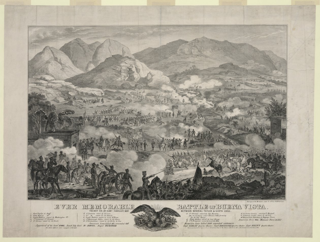 Angostura Muharebesi olarak da bilinen Buena Vista Muharebesi, General Zachary Taylor