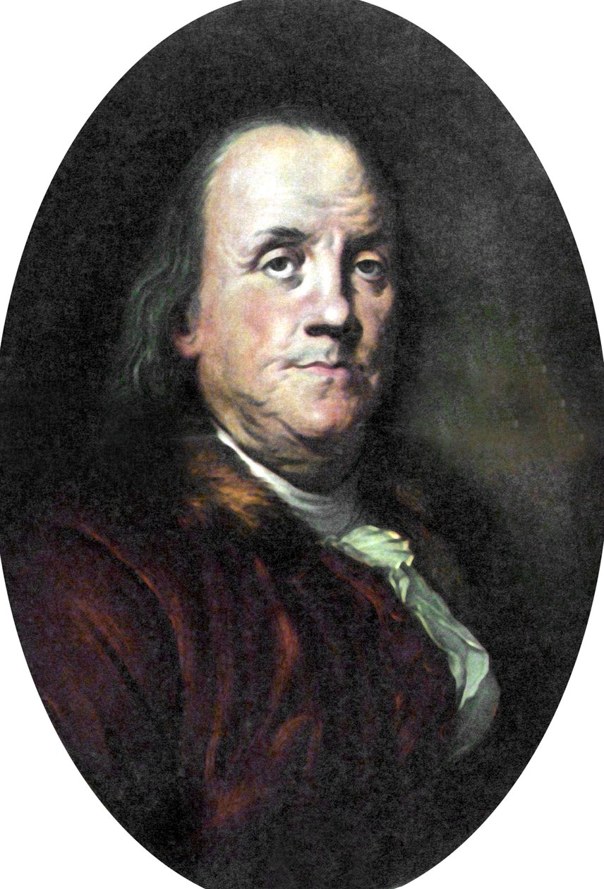 Benjamin Franklin by Unbekannter Künstler