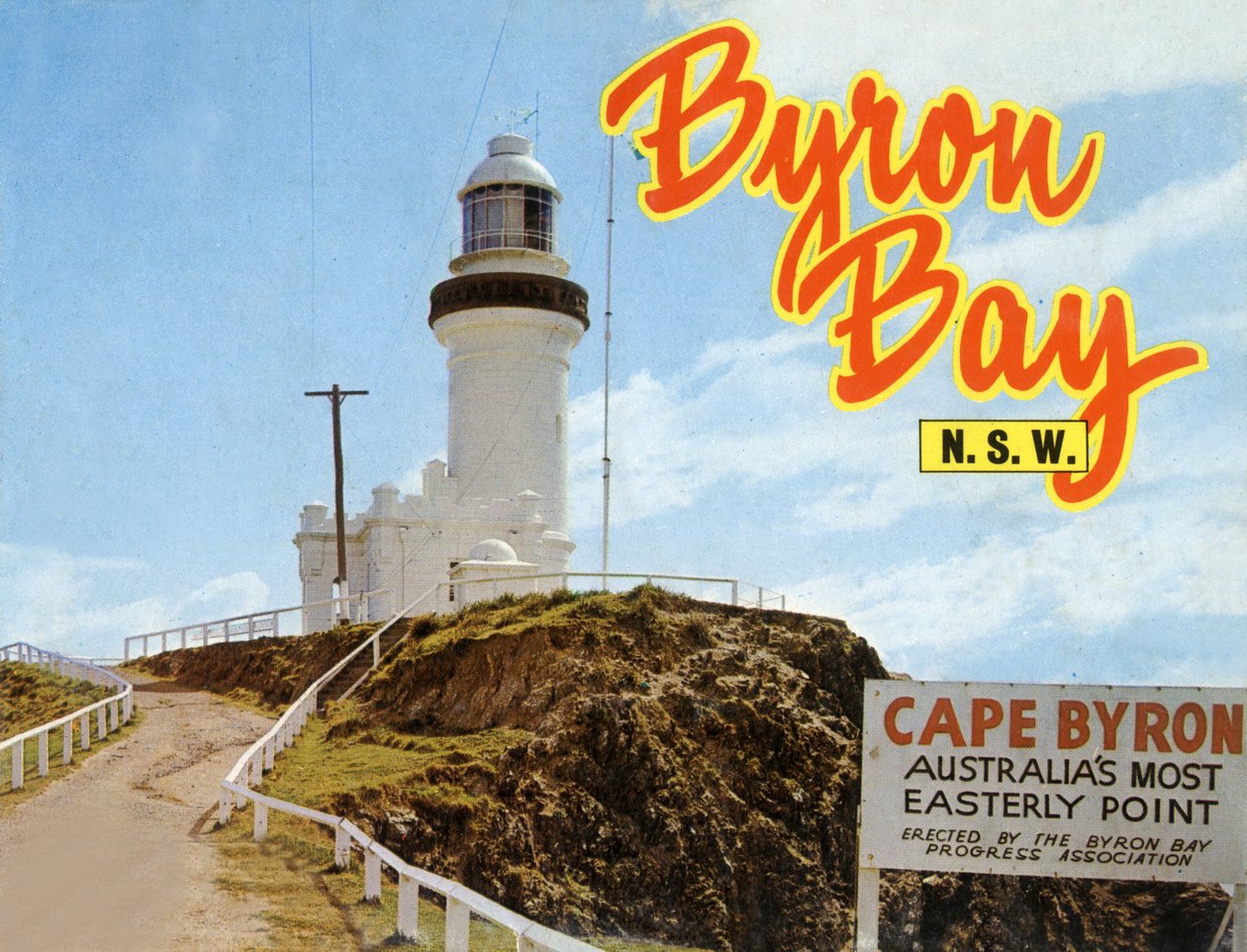 Byron Bay, Avustralya: far, yak. 1970 (Kartpostal) by Unbekannter Künstler