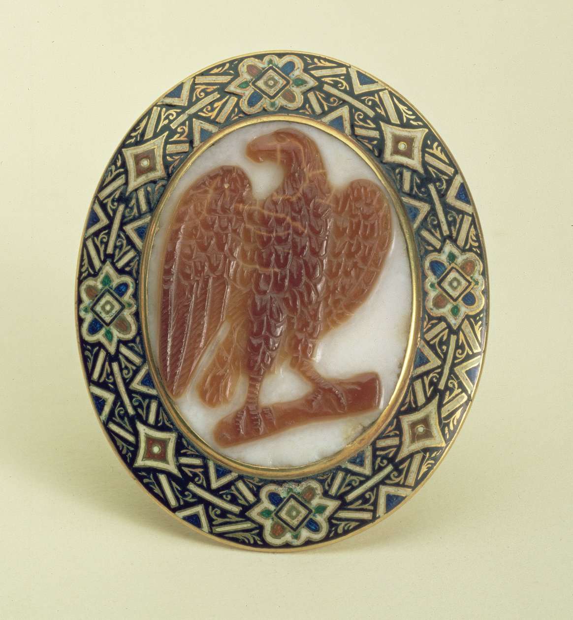 Daldaki kartalın minyatür görüntüsü, Sicilya, c.1240 (sardoniks) by Unbekannt