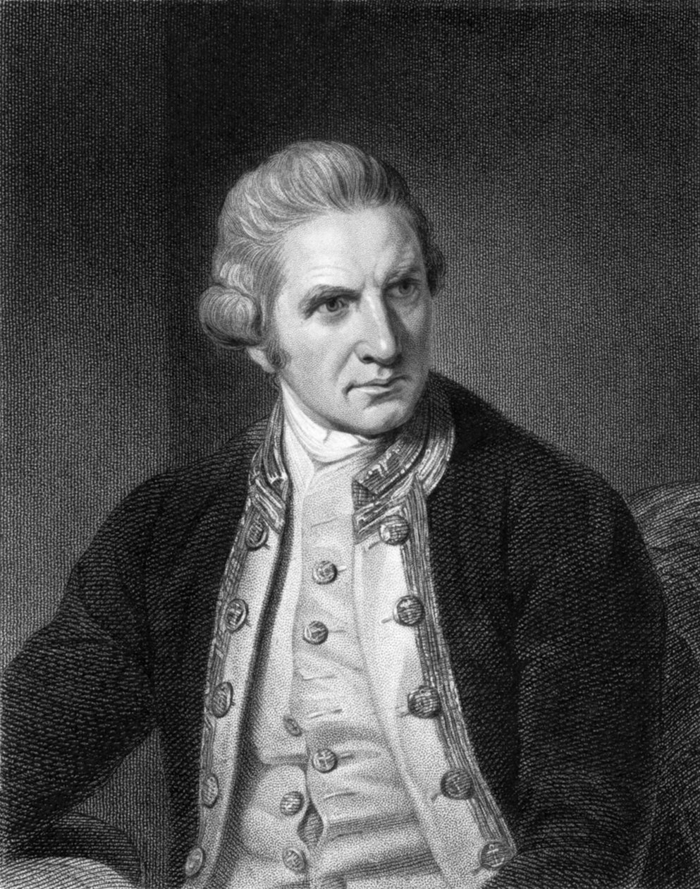 Kaptan James Cook (s/b fotoğraf) by Unbekannt