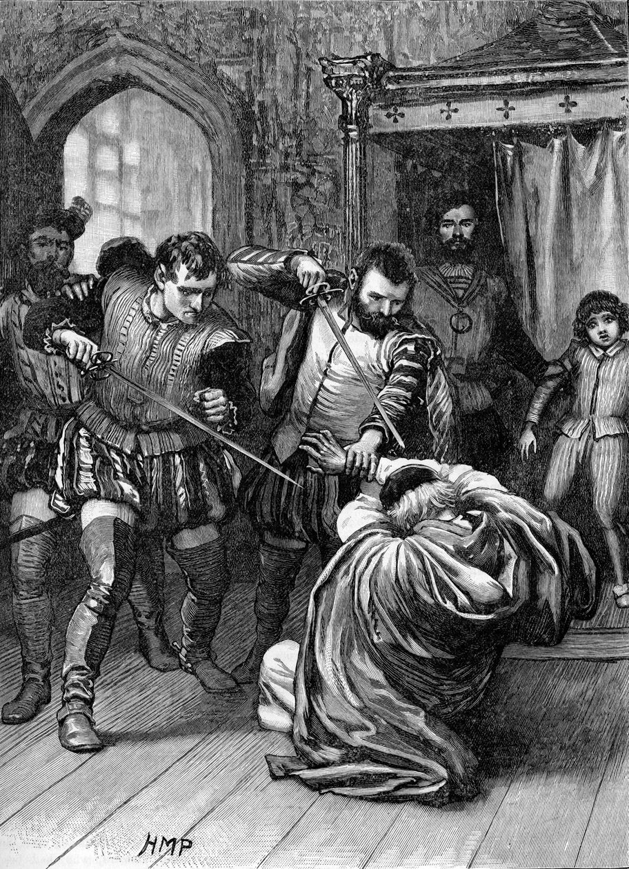 Kardinal Beaton suikasta kurban gitti, 29 Mayıs 1546 by Unbekannter Künstler