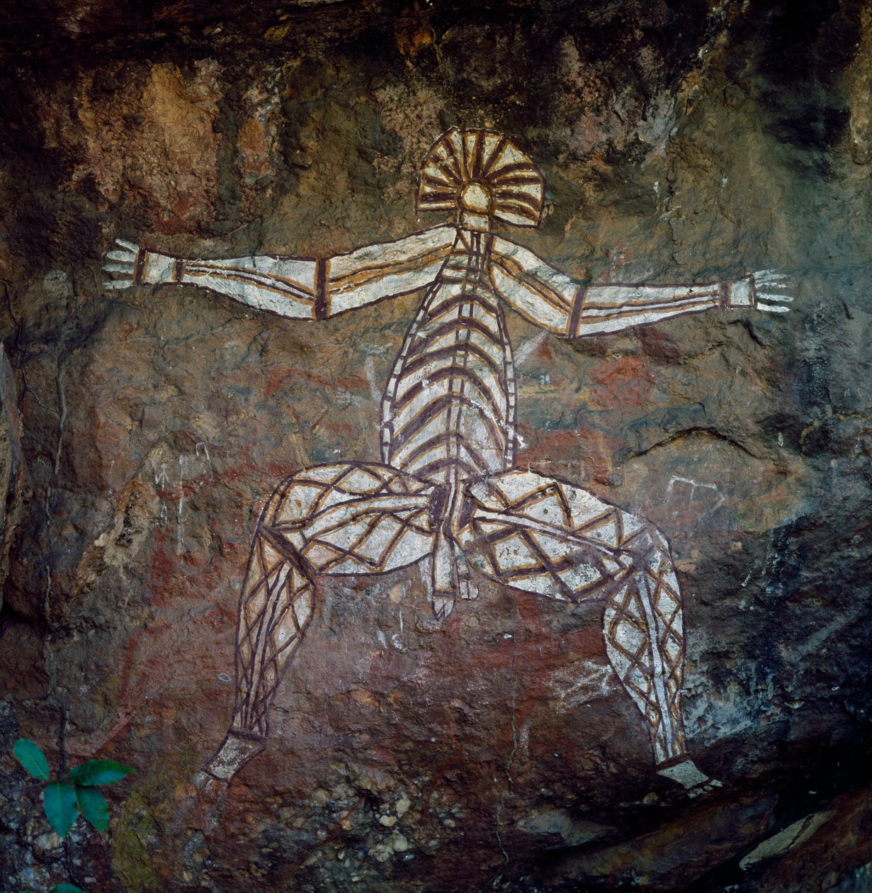 Mağara resmi, Arnhem Land, Kuzey Bölgesi, Avustralya, Aborjin kültürü by Benjamin Baud