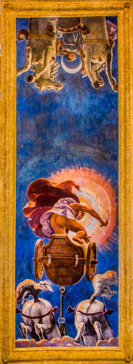 Güneş ve Ay Odasının Tavan Resmi, Francesco Primaticcio by Unbekannter Künstler