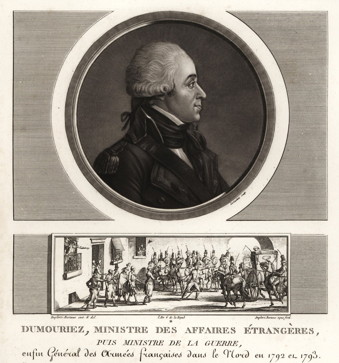 Charles-Francois du Perier Dumouriez, Fransız Devrim Savaşları sırasında Fransız general by Unbekannt
