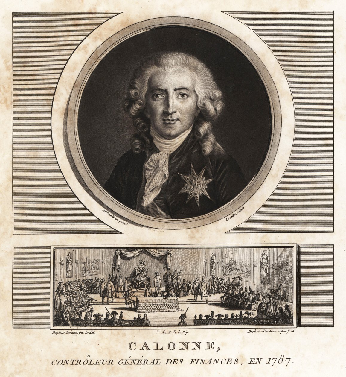 Charles Alexandre de Calonne, Mali İşler Genel Müdürü by Unbekannt