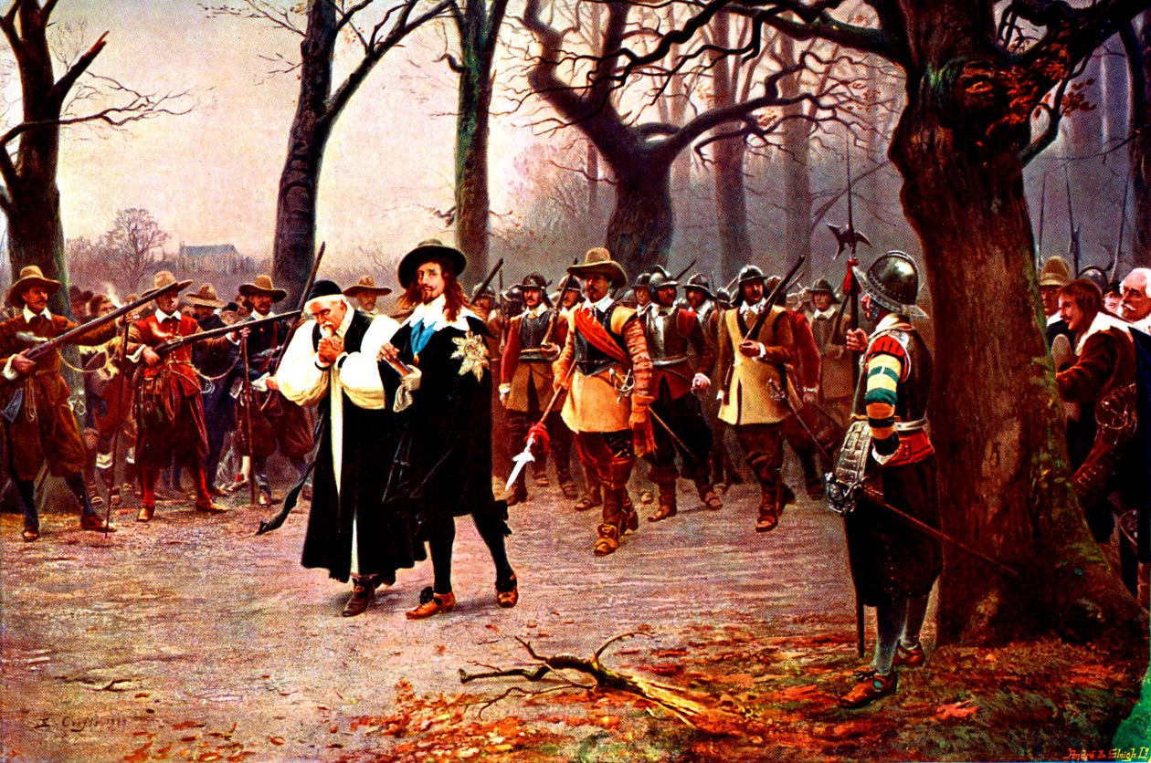Charles I idam edilmek üzere yolda by Unbekannter Künstler