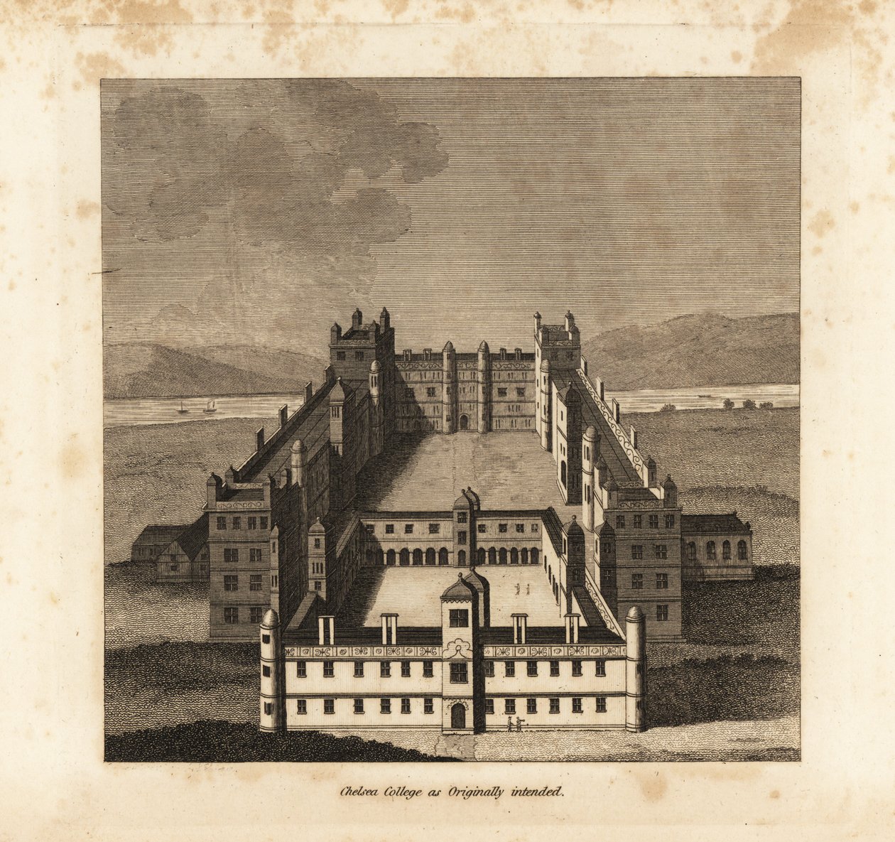 Chelsea College aslen King James I tarafından amaçlandığı gibi by Unbekannt