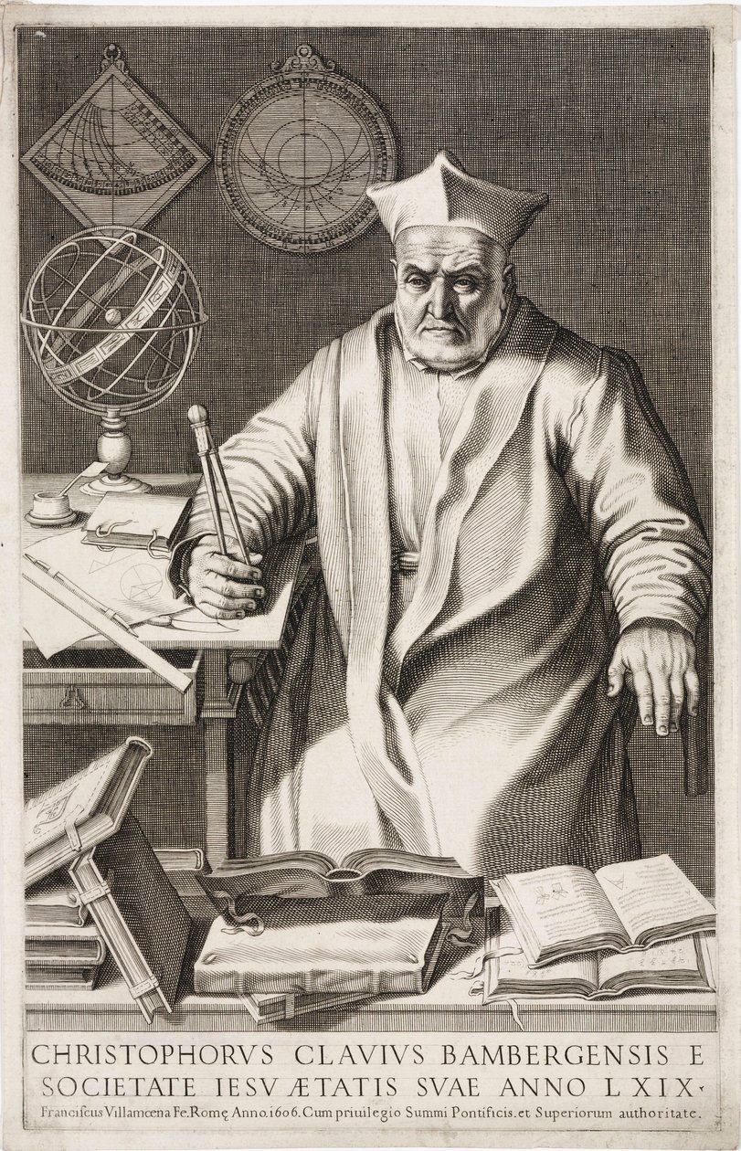 Christopher Clavius, Alman Cizvit rahip ve matematikçi by Unbekannt