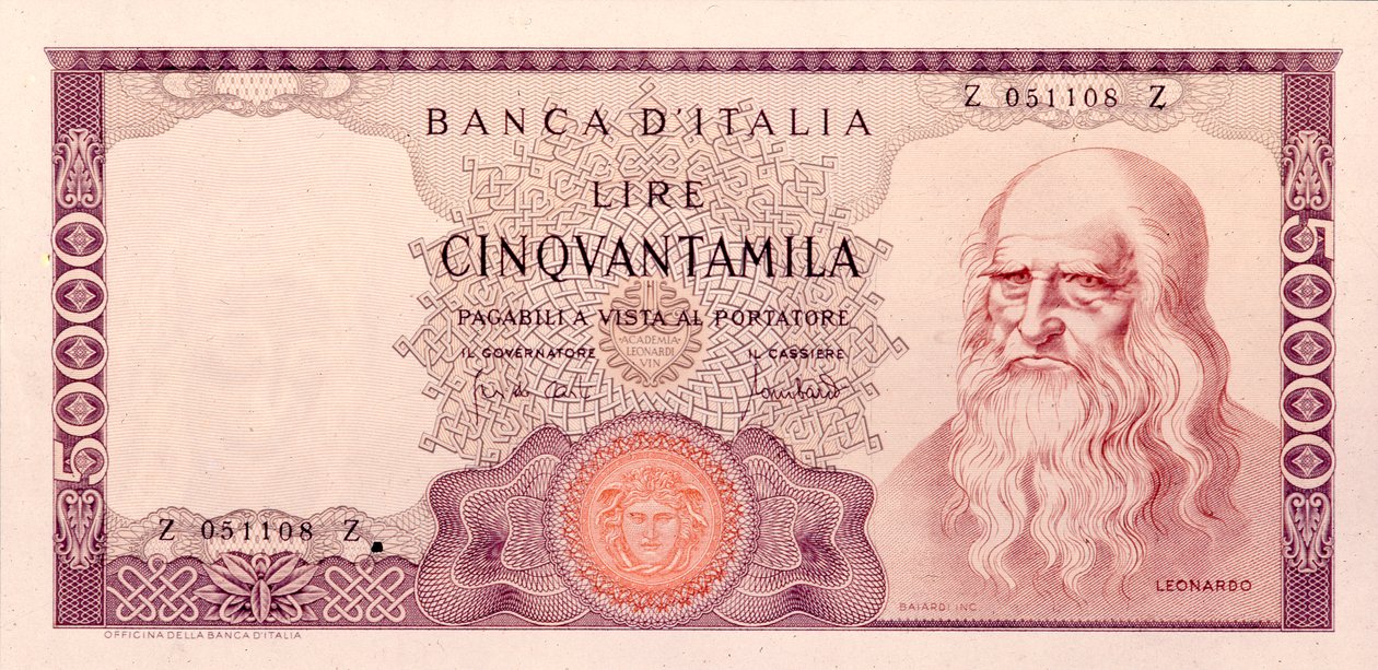 Elli bin Lire (s/b fotoğraf) by Unbekannt