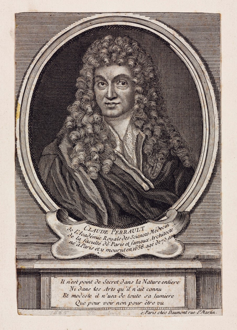 Claude Perrault, Fransız mimar, bilim adamı ve doktor, 1660'lar by Unbekannt