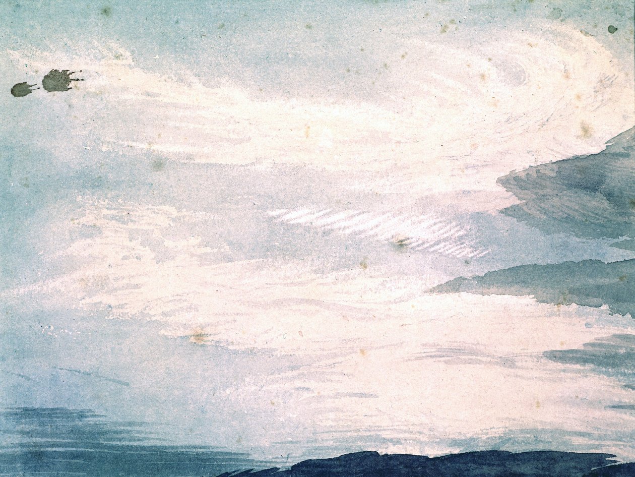 Luke Howard tarafından bulut çalışması, c 1808-1811 by Unbekannter Künstler