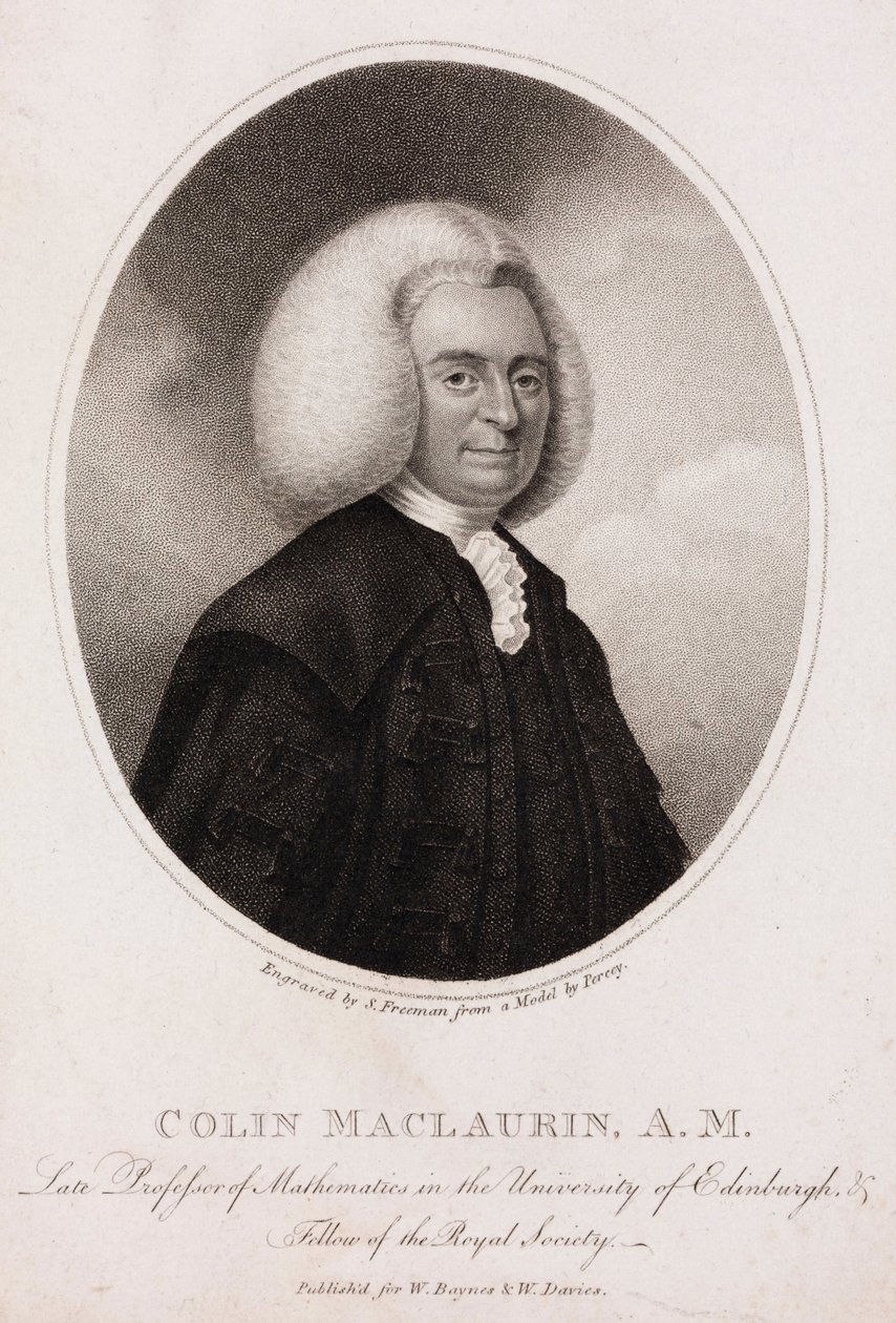 Colin MacLaurin, İskoç matematikçi ve fizikçi, c 1740'lar by Unbekannt