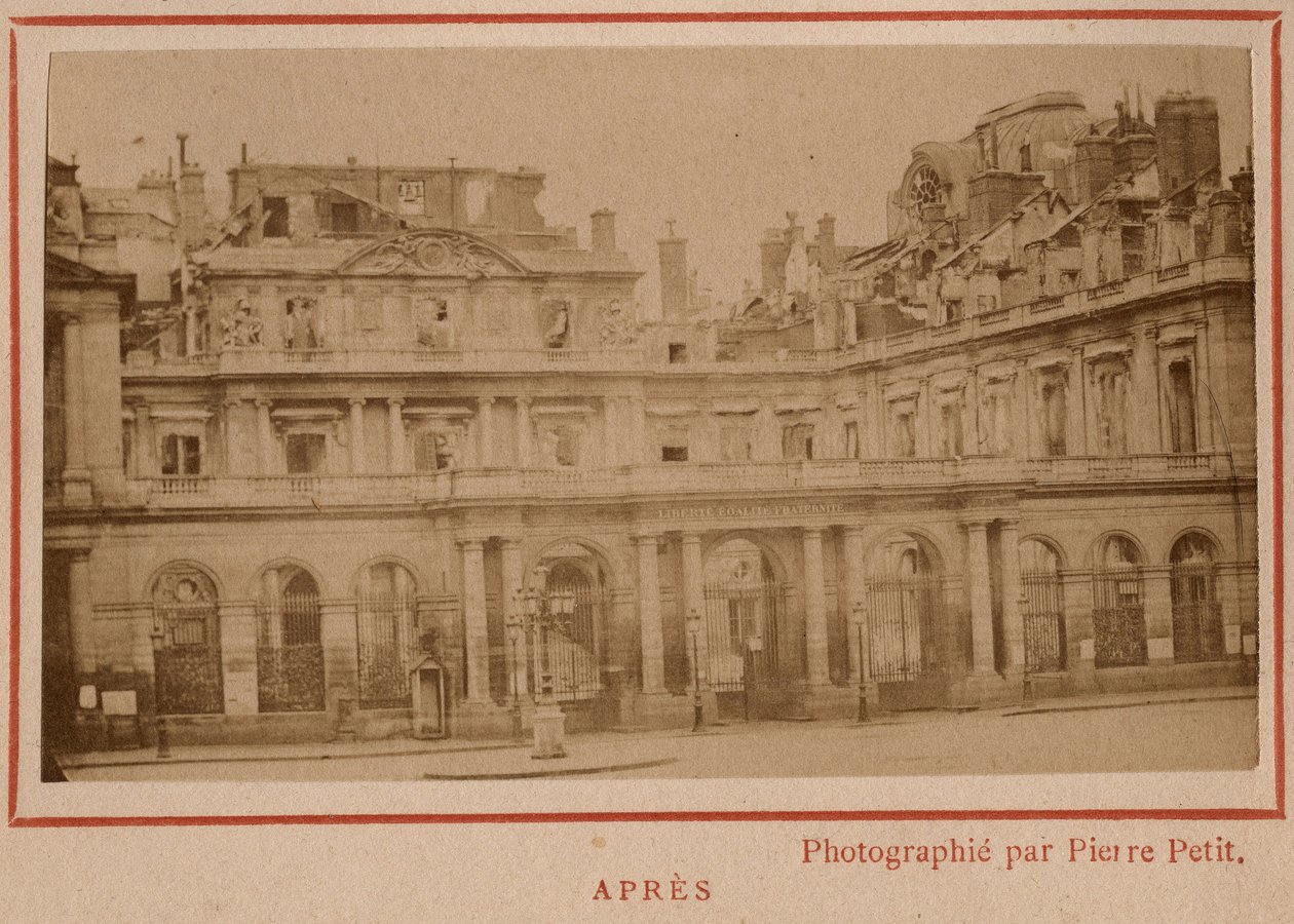 Paris Komünü (1871): Mayıs 1871 yangınından sonra Paris