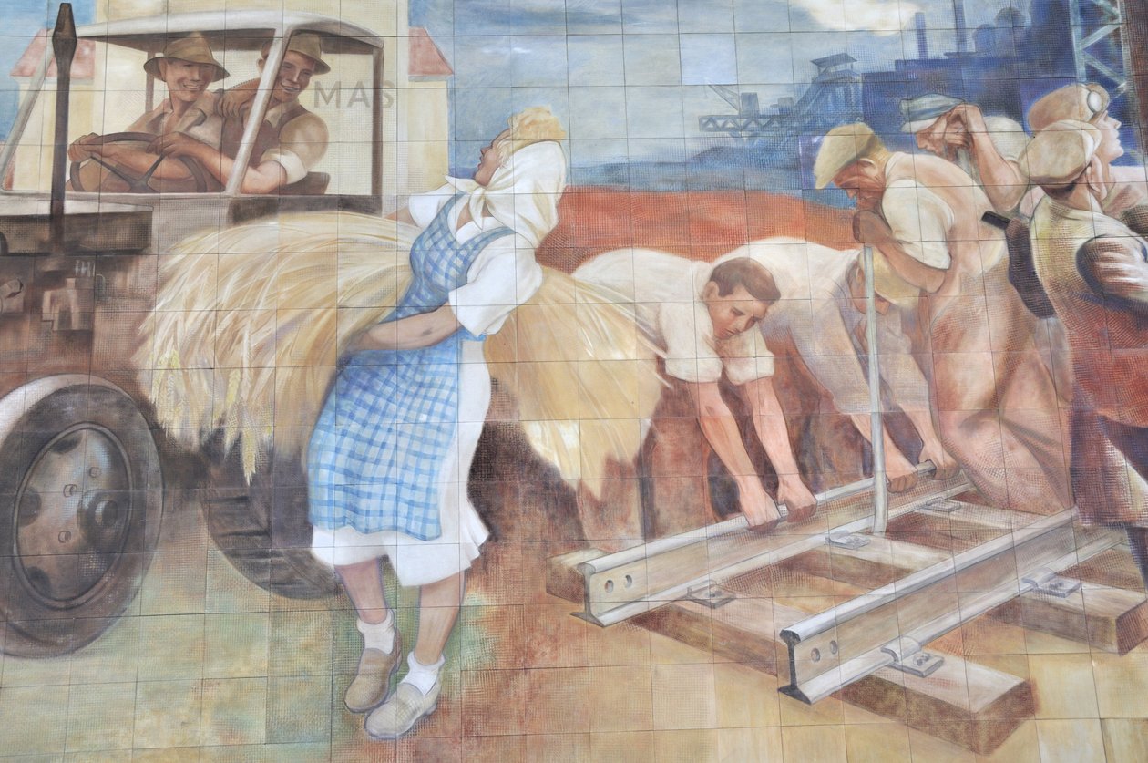 Max Lingner, Berlin, Almanya tarafından komünist mozaik by Unbekannt