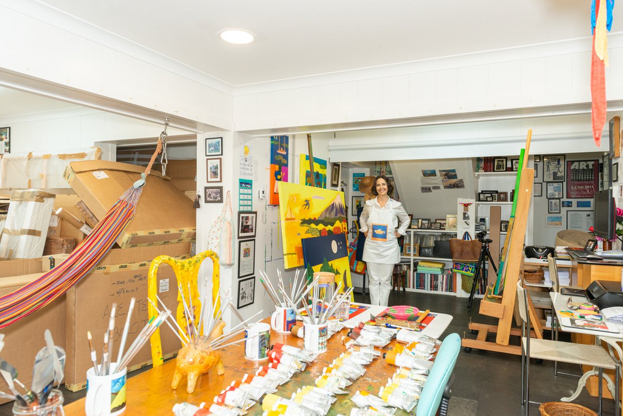Cristina Rodriguez stüdyosunda, 2022 by Bartolome Esteban and studio Murillo