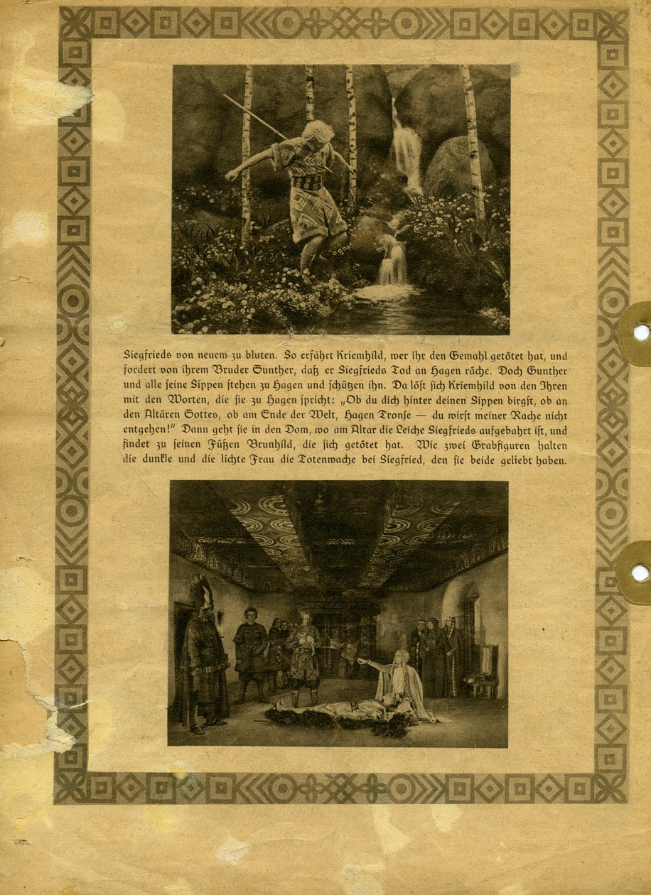 NIBELUNGEN 1924-ÖZET (La mort de Siegfried)-08 by Unknown