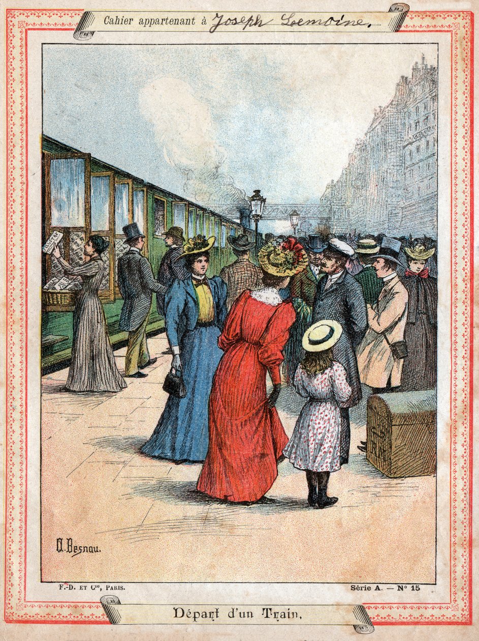 DepArt du tren. Bir trenin kalkışı. by Nicolas Liez