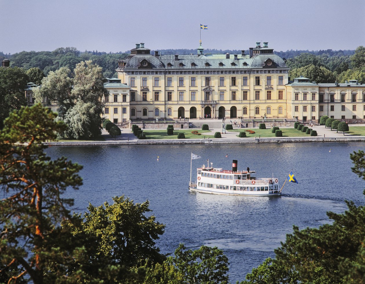 Drottningholm Sarayı (fotoğraf) by Unbekannt