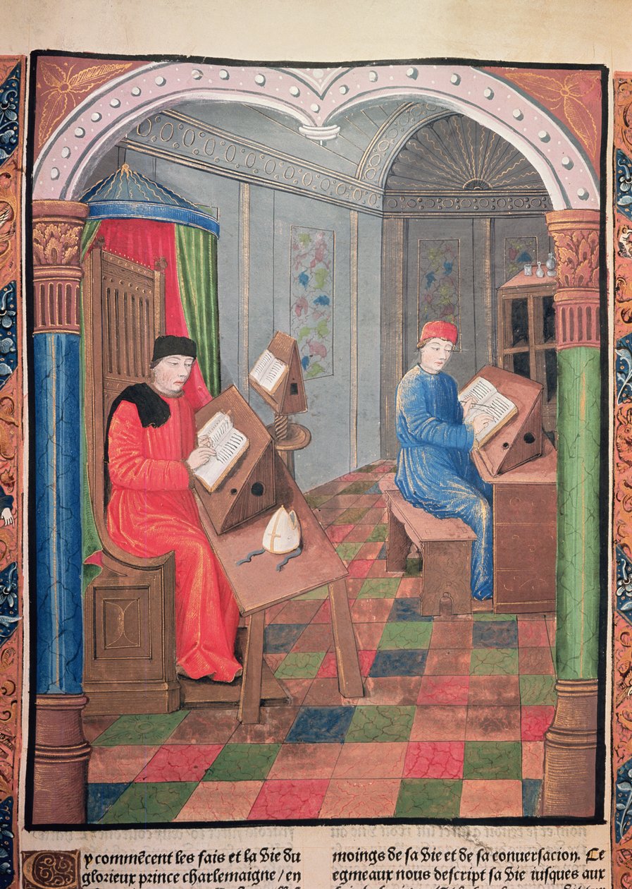 Einhard ve Başpiskopos Turpin, Charlemagne