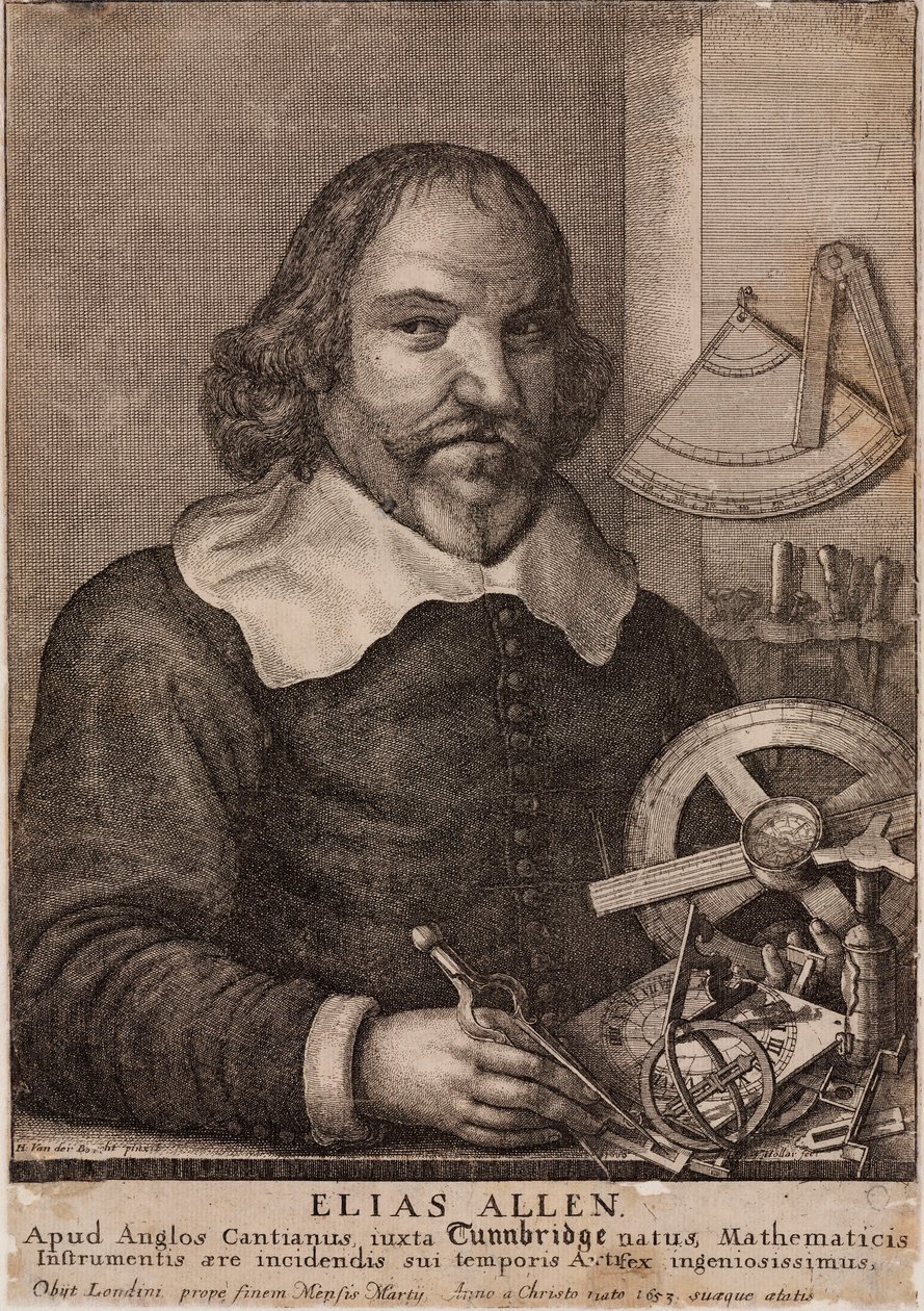Elias Allen, matematikçi ve enstrüman yapımcısı, c 1630 by Unbekannt