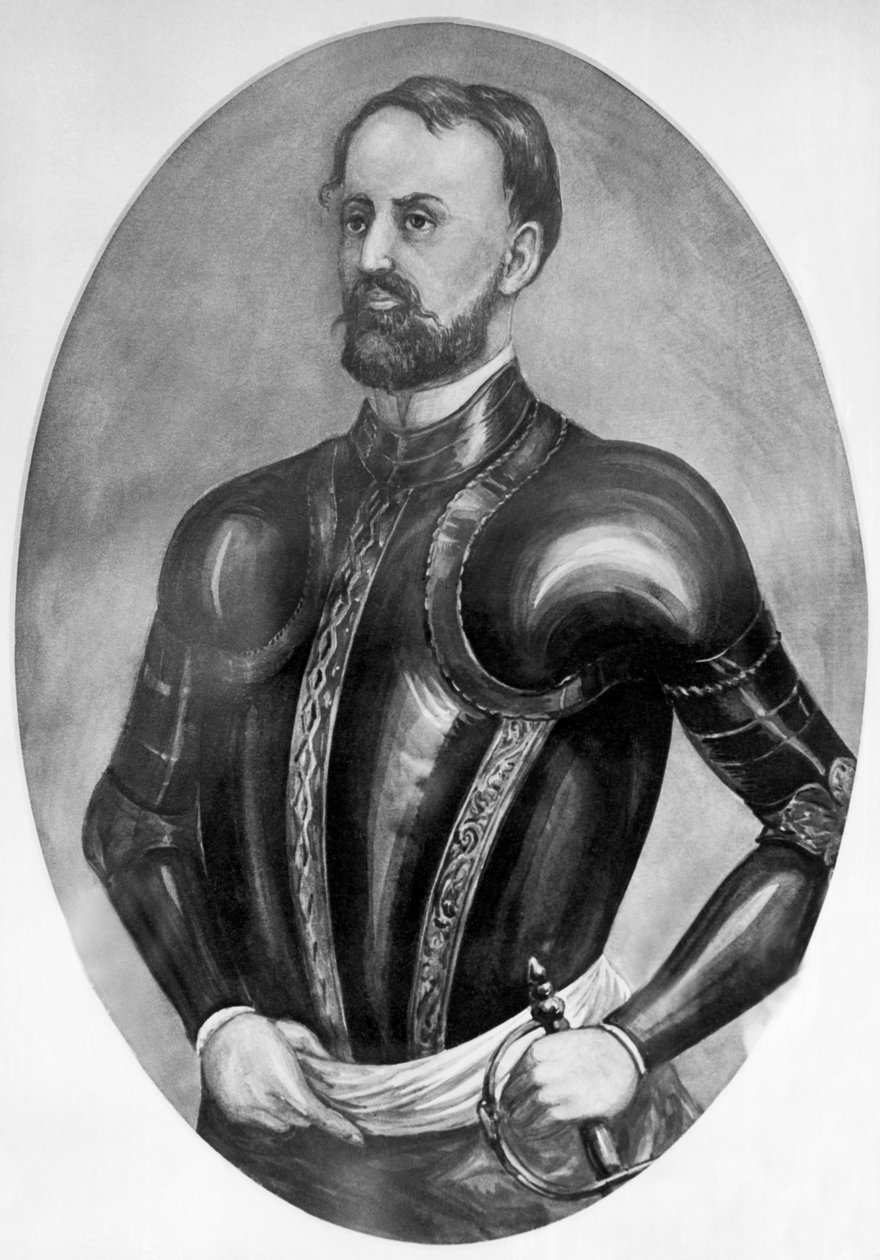 Kaşif Hernando De Soto (gravür) by Unbekannt