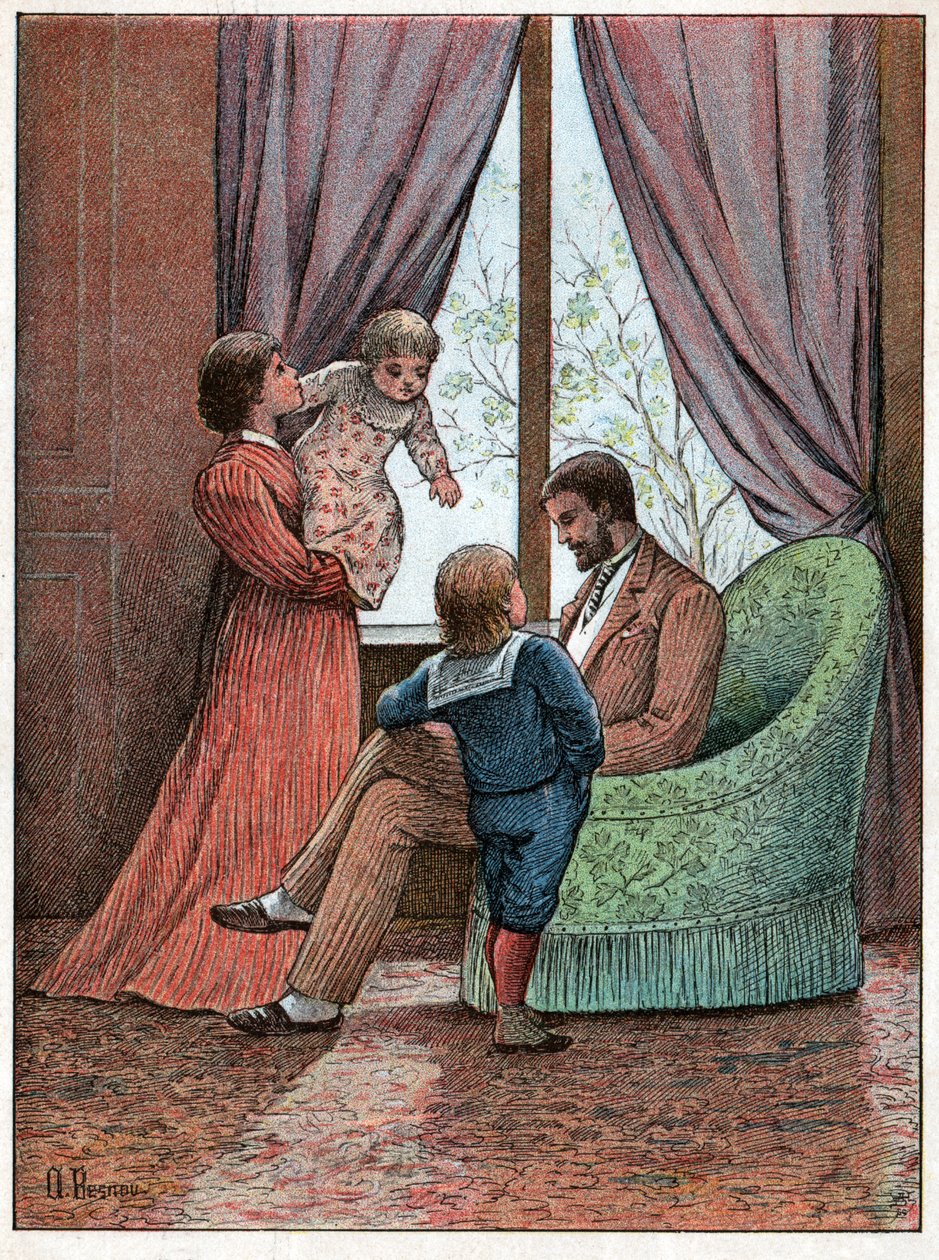 Aile burjuvazisi. Orta sınıf aile. by Nicolas Liez